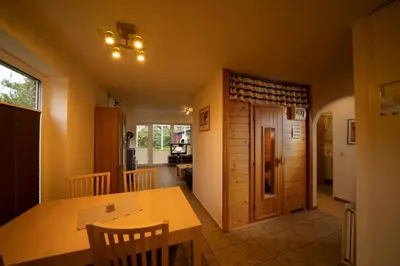 Küche/Küchenzeile in der Unterkunft Ferienhaus Seestern II