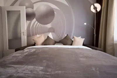 Ein Bett oder Betten in einem Zimmer der Unterkunft Haus Frauenpreiss Whg. 104