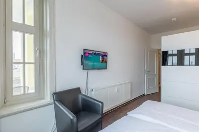 TV/Unterhaltungsangebot in der Unterkunft Am Seedeich 7, Wohnung 4