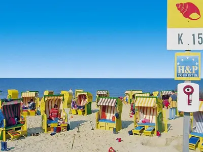 Ein Strand an oder in der Nähe der Ferienwohnung