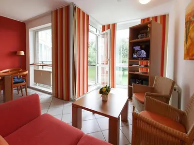 TV/Unterhaltungsangebot in der Unterkunft Apartment in Cuxhaven with community pool