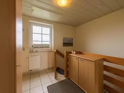Küche/Küchenzeile in der Unterkunft Ferienwohnung im OG in Friedrichkoog-Spitze