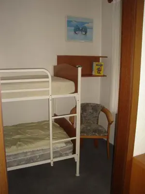 Ein Bett oder Betten in einem Zimmer der Unterkunft Haus Dwarslöper, Ferienwohnung 5