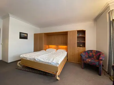 Ein Bett oder Betten in einem Zimmer der Unterkunft Haus Dwarslöper, Ferienwohnung 4