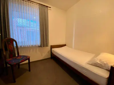 Ein Bett oder Betten in einem Zimmer der Unterkunft Haus Dwarslöper, Ferienwohnung 4