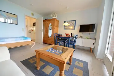 TV/Unterhaltungsangebot in der Unterkunft 180° Panoramameerblick - Ferienwohnung Sandkorn