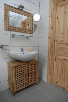 Ein Badezimmer in der Unterkunft Ferienhaus kleine Villa