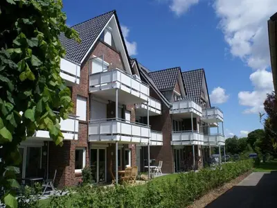 Das Gebäude in dem sich die Ferienwohnung befindet