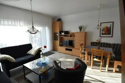 Küche/Küchenzeile in der Unterkunft Am Ringwall 22
