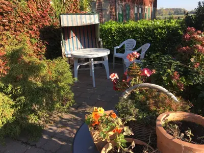 Ein Garten an der Unterkunft Wrede-Hof