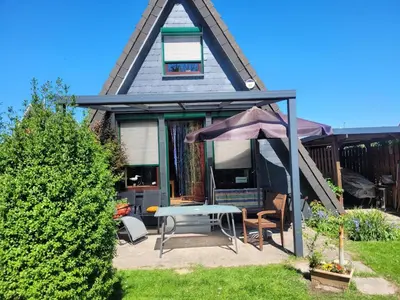 Ein Garten an der Unterkunft Nordseedeich