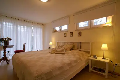 Ein Bett oder Betten in einem Zimmer der Unterkunft Haus Wexler 6 - EG
