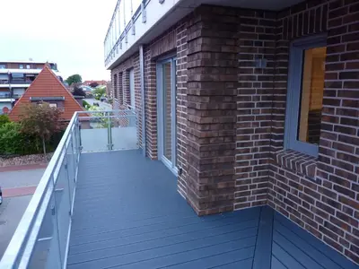Das Gebäude in dem sich die Ferienwohnung befindet