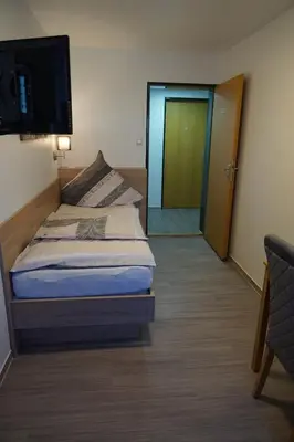 Ein Bett oder Betten in einem Zimmer der Unterkunft Pension Appelt
