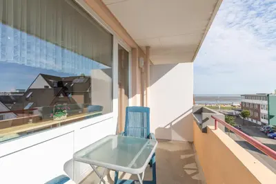 Ein Balkon oder eine Terrasse in der Unterkunft Baltic - Wohnung 24