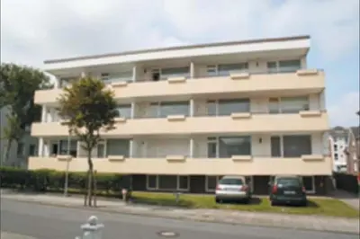 Das Gebäude in dem sich die Ferienwohnung befindet