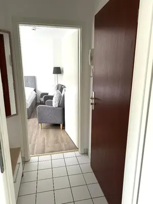 Ein Sitzbereich in der Unterkunft Elbe 1 21