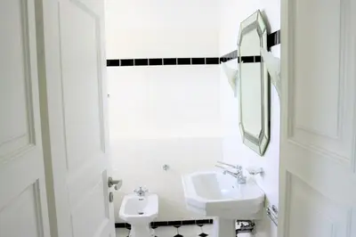 Ein Badezimmer in der Unterkunft Nordsee 03