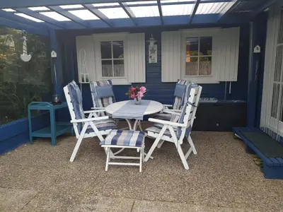 Ein Patio oder anderer Außenbereich in der Unterkunft Satelsrönne 02
