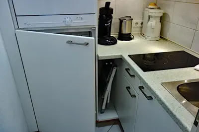 Küche/Küchenzeile in der Unterkunft Residenz 18