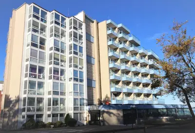 Das Gebäude in dem sich die Ferienwohnung befindet