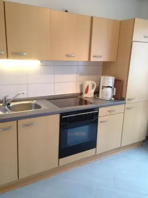 Küche/Küchenzeile in der Unterkunft Ferienwohnung Kremer