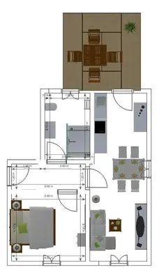 Grundriss der Unterkunft Cuxhavener Straße 5/2