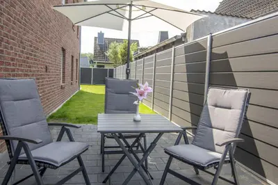 Ein Patio oder anderer Außenbereich in der Unterkunft Cuxhavener Straße 5/2