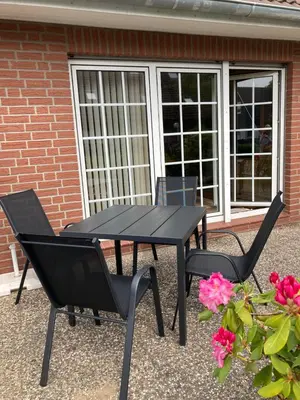 Ein Patio oder anderer Außenbereich in der Unterkunft Häfchenweg 12 a, Ferienwohnung 3