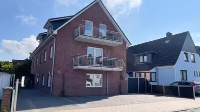 Das Gebäude in dem sich die Ferienwohnung befindet