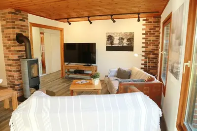TV/Unterhaltungsangebot in der Unterkunft Ferienwohnung MeinFriKo
