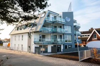Das Gebäude in dem sich die Ferienwohnung befindet