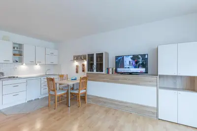 Küche/Küchenzeile in der Unterkunft Baltic - Wohnung 14