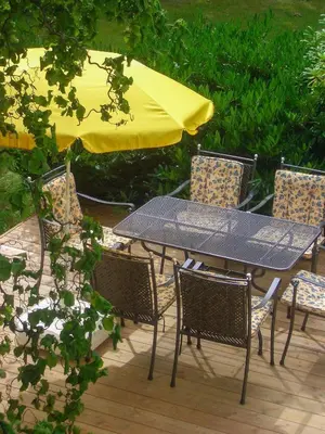 Ein Garten an der Unterkunft Am Flockengrund 29/6 EG