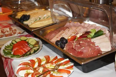 Essen im Hotel oder in der Nähe