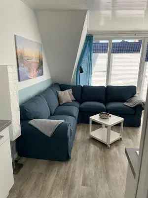 Ein Sitzbereich in der Unterkunft Wohnung 