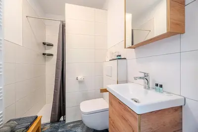 Ein Badezimmer in der Unterkunft K357 - Hotel & Restaurant 