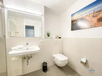 Ein Badezimmer in der Unterkunft Residenz Hohe Worth Wohnung 307