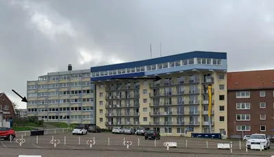 Das Gebäude in dem sich die Ferienwohnung befindet