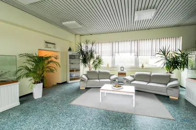 Ein Sitzbereich in der Unterkunft Haus Frauenpreiß Wohnung 62