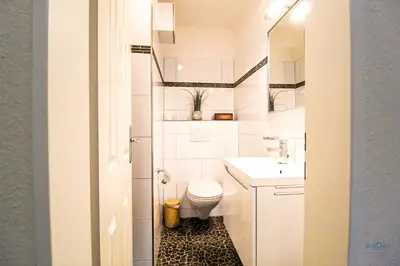 Ein Badezimmer in der Unterkunft Haus Frauenpreiß Wohnung 62