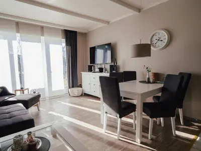 TV/Unterhaltungsangebot in der Unterkunft Beachcomber House A