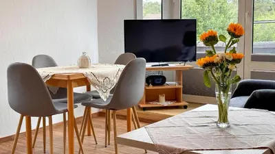 TV/Unterhaltungsangebot in der Unterkunft Ferienwohnung 