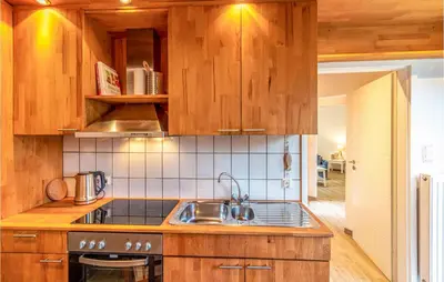 Küche/Küchenzeile in der Unterkunft 2 Bedroom Beautiful Home In Otterndorf