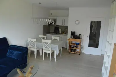 Küche/Küchenzeile in der Unterkunft Ferienwohnung Meerzeit