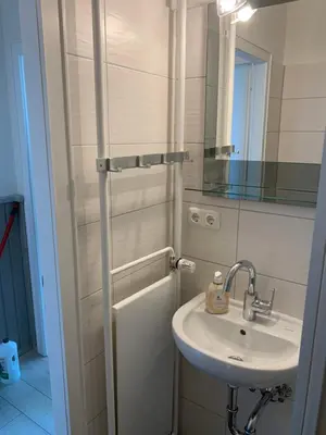 Ein Badezimmer in der Unterkunft FeWo Merle