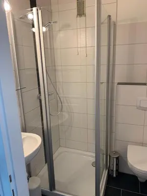 Ein Badezimmer in der Unterkunft FeWo Merle