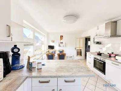 Küche/Küchenzeile in der Unterkunft Ferienhaus Méhaux 11