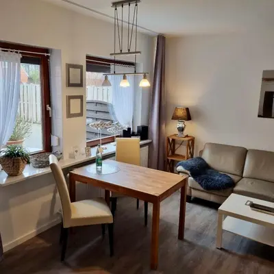 Ein Sitzbereich in der Unterkunft Haus Kaiser Ferienwohnung und Appartementvermietung