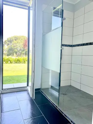 Ein Badezimmer in der Unterkunft Ferienhaus Malte Büsch